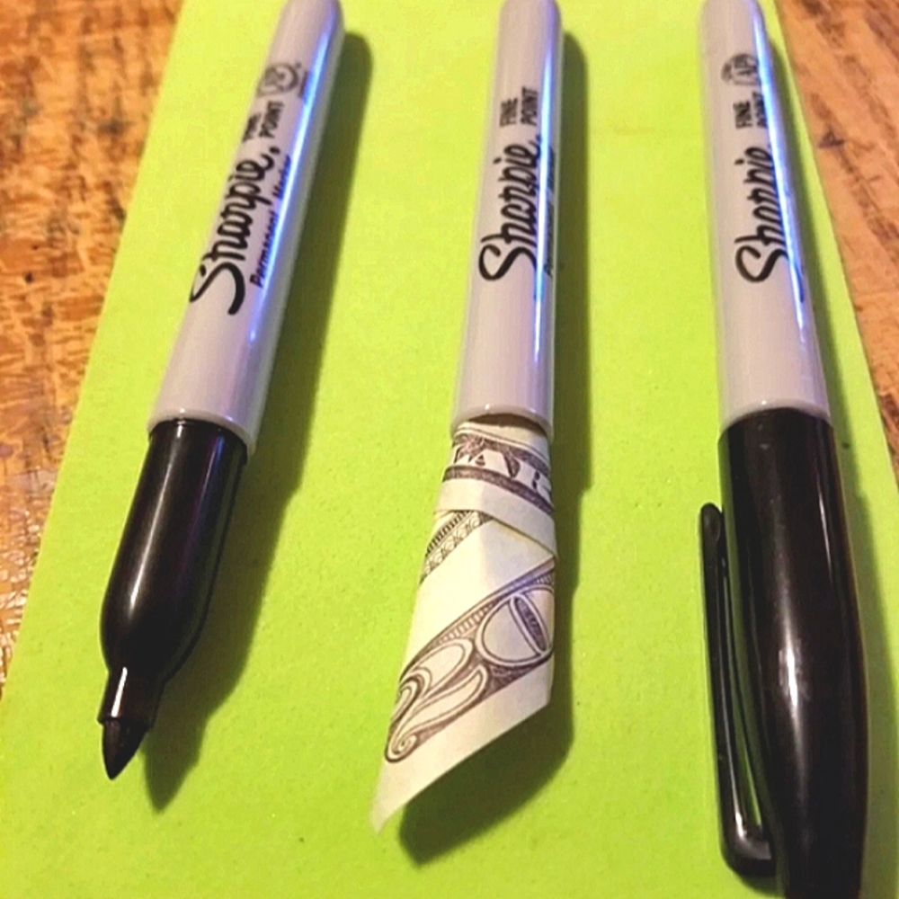 Sharpie Stash Decoy Marker Secret Sharpie-STILL WORKS-Hidding Spot Robber Proof